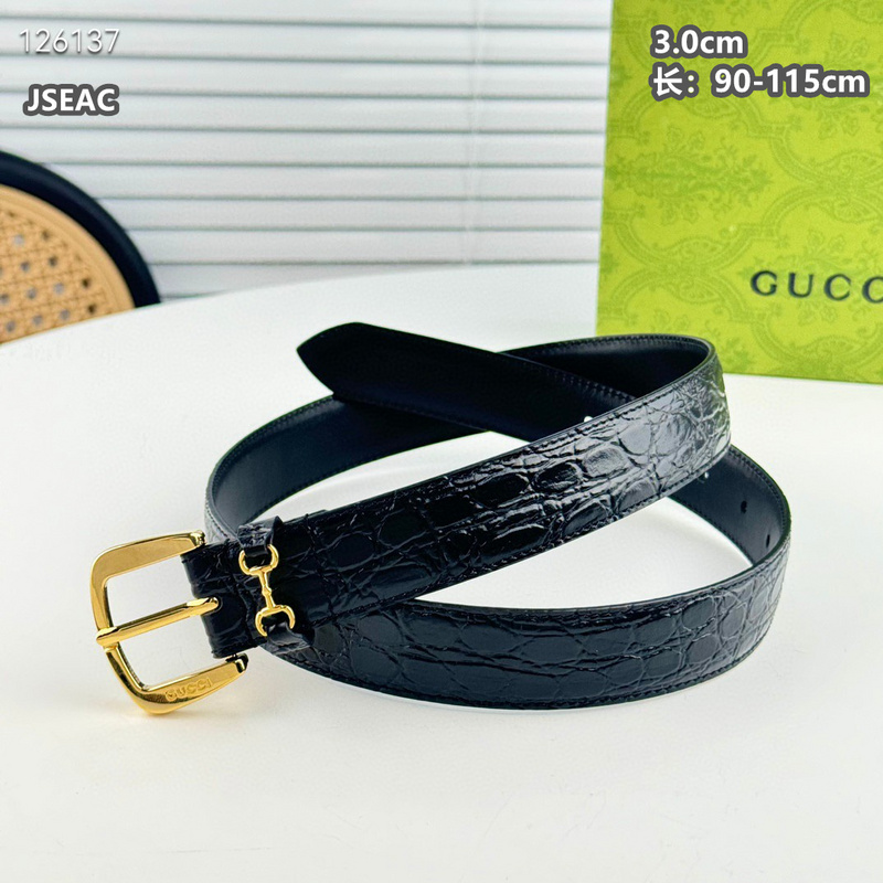 Gucci belt 30mmX90-115cm  8L01